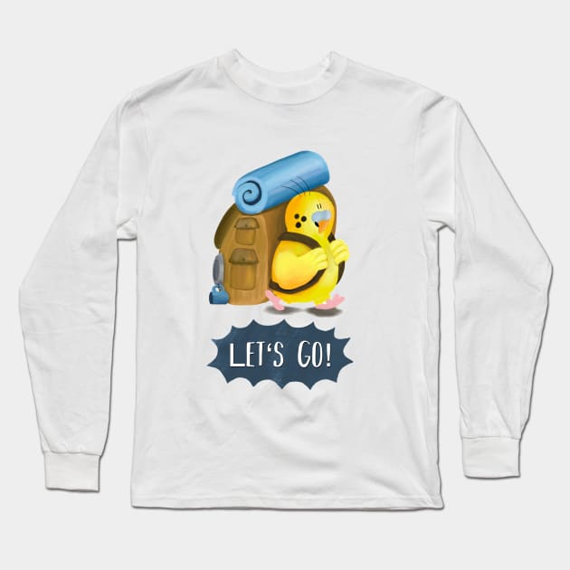 Let's Go! Long Sleeve T-Shirt by Hallo Molly